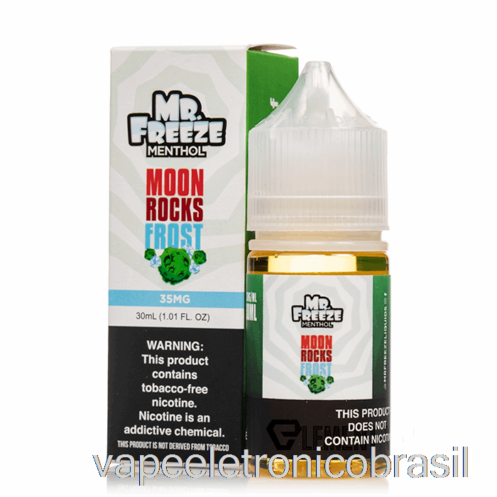 Vape Recarregável Moonrocks Frost - Mr Freeze Salts - 30ml 35mg